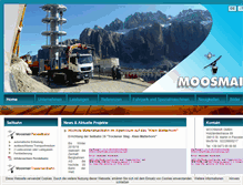 Tablet Screenshot of moosmair.com